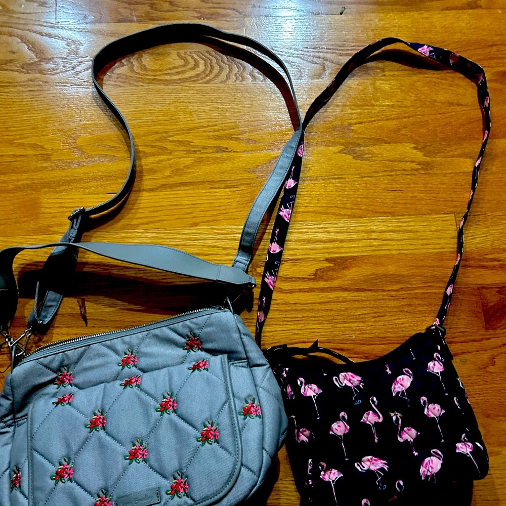 Bundling two never worn Vera Bradley colorful purses.